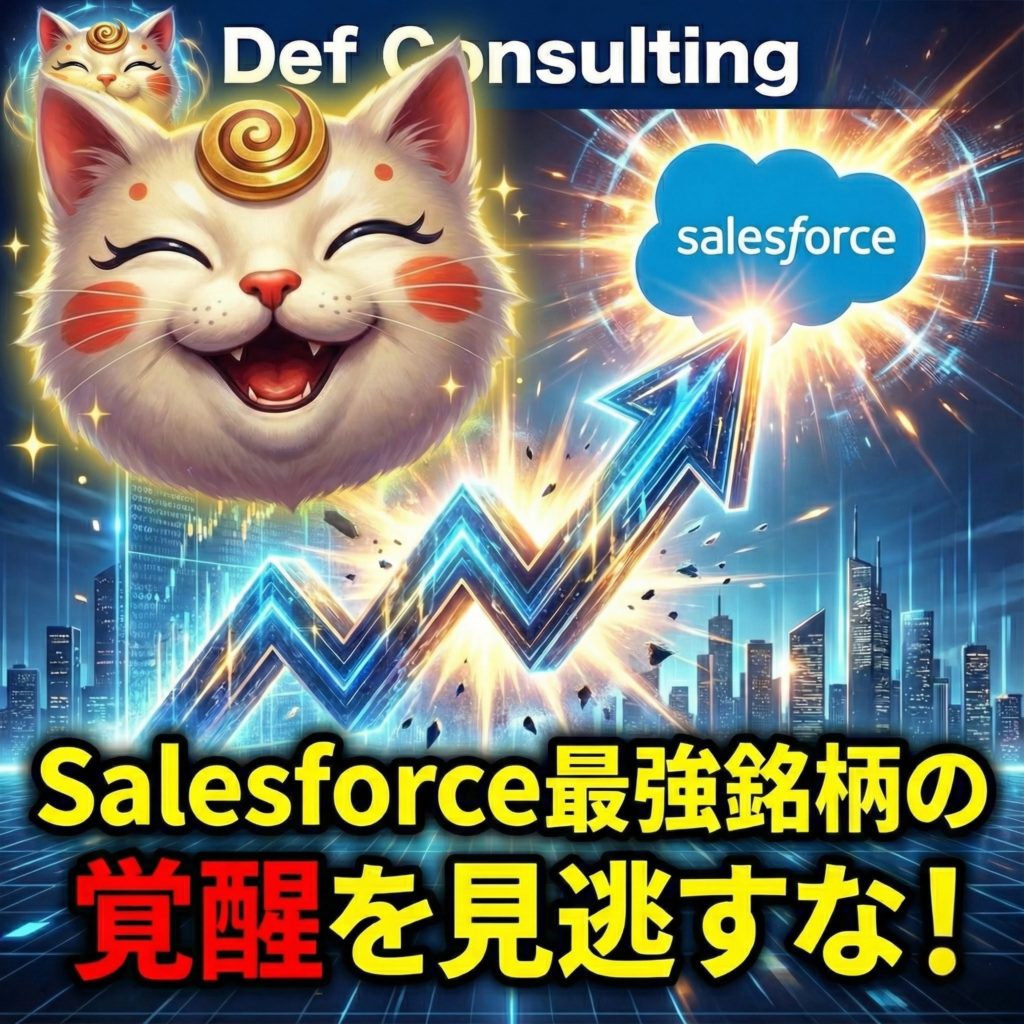 ​【デフコンサルティング】株価2年後の衝撃シナリオ！Salesforce最強銘柄の覚醒を見逃すな！